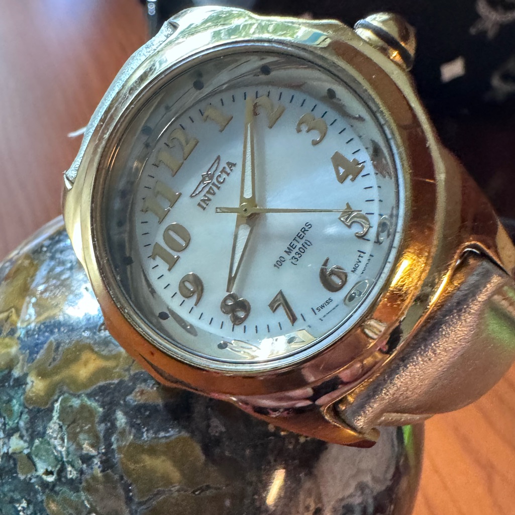 Invicta Mother Of Pearl Dial Watch